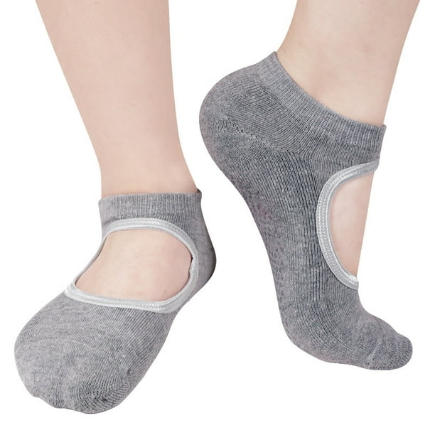 Sylvamorning Women Cotton Socks Rich Yoga Non-Slip Grip Socks Girl Pilates  Ballet Toe Socks 