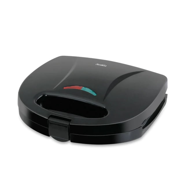 SANDWICHERA 2 PANES RECUBRIMIENTO ANTIADHERENTE NEGRA 750 W MOD.KUEC046B DECAKILA Decakila KUEC046/B