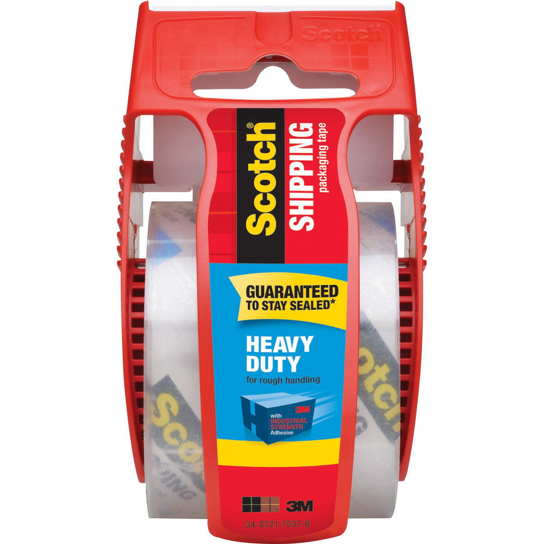 Scotch 3850 Heavy-Duty Packaging Tape in Sure Start Disp., 1.88" x 800", Clear, 6/Pack -MMM1426