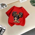 thumbnail image 5 of Ensemble de Pyjama 3 T-Shirts pour Filles Shorts Enfants Filles Mignon Mode Imprimé Col Rond Manches Courtes Tee-Shirt Décontracté d'Été, 5 of 5