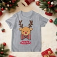thumbnail image 4 of mgoYE Matching Family Christmas T-Shirt Christmas T-Shirts for Family Couple Outfit Tee Christmas Top Parent-Child Short Sleeves(Grey,9-10 Years), 4 of 5
