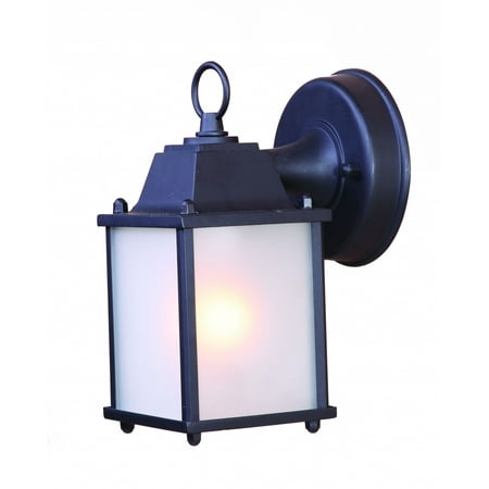 

Matte Black Hanging Frosted Glass Lantern Wall Light