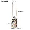 thumbnail image 2 of FORMRS Crossbody Bag for Women Quilted Travel Shoulder Cell Phone Purse with Chain Strap Handbag, Cute Vegetables, 2 of 7