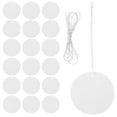 thumbnail image 2 of QUMONIN 1 Set DIY Air Freshener Sheets Heat Transfer Air Freshener Sheets Sublimation Blank Air Freshener Sheets with Elastic Straps, 2 of 8