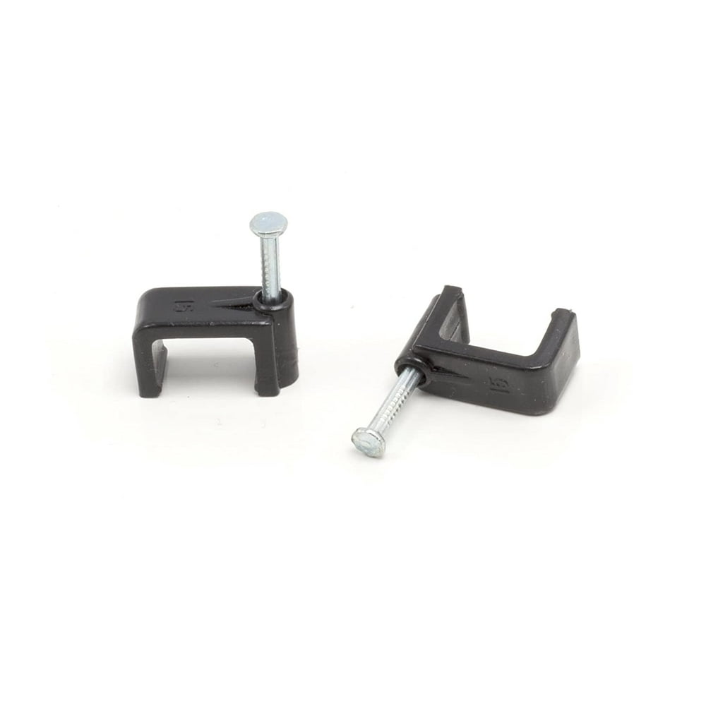 Dual, Twin, or Siamese Coaxial Cable Clips, Cat6, Electrical Wire Cable