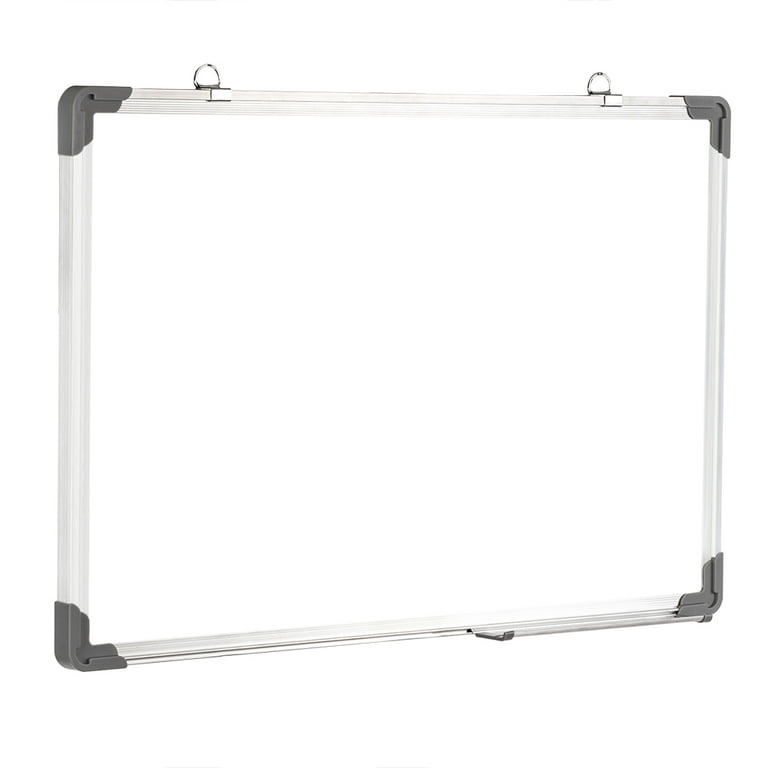 VUSIGN Magnetic Whiteboard Dry Erase Board, 36 X 24 Inches, Wall Mounted  White Board with Pen Tray, Silver Aluminium Frame