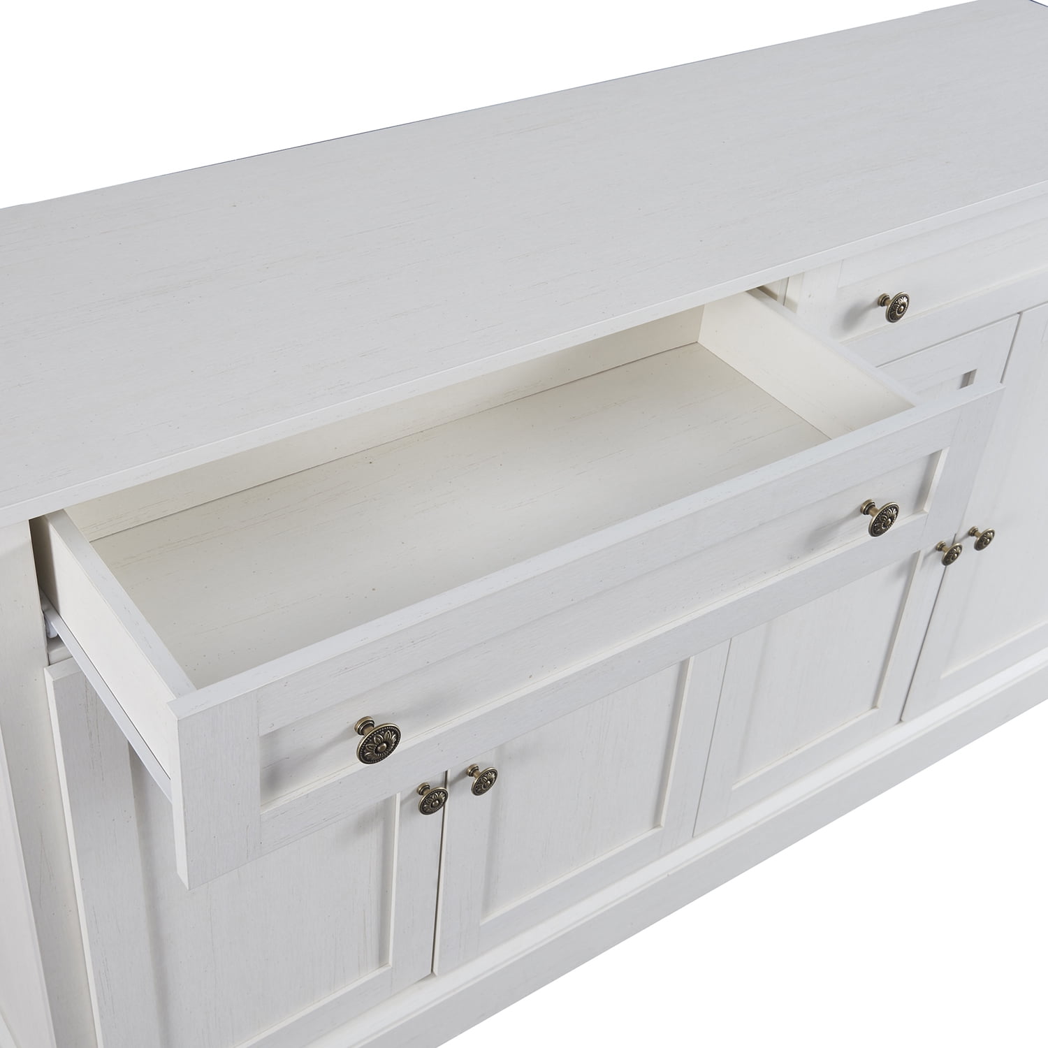 Kadyn Kitchen Sideboard Storage Buffet Cabinet, Modern Farmhouse Storage Cabinet with 2 Drawers & 4 Doors, Floor Cabinet Cupboard for Dining Room, Antique White Kadyn Kitchen Sideboard Storage Buffet Cabinet, Modern Farmhouse Storage Cabinet with 2 Drawers & 4 Doors, Floor Cabinet Cupboard for Dining Room, Antique White