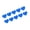 Blue, variant on 10PCS Reflective Heart Car Stickers Waterproof Decorative Decals Removable For Vehicle Exterior Scratch Cover Adhesive