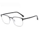 thumbnail image 3 of Montura de gafas para hombre guapo con miopía que se puede equipar con lentes planas antirradiación de luz azul Montura de gafas sin graduación para mujer, 3 of 3