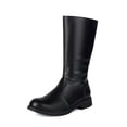 thumbnail image 4 of OKBOP Ladies Tall Boots Faux Leather Riding Pull-On Knee-High Fall, 4 of 5