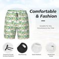 thumbnail image 3 of Fuzoiu Duck Print Men's Swim Shorts,Quick-Dry Double-Layer Swim Trunks,Board Trunks,Beach Shorts Swimwear Bathing Suits-XX-Large, 3 of 6