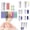 D008- Color H, variant on Gel Pens Fine Point, Erasable Ink Pens, 0.5 in Point, Colorful Inks, Daily Logging, Office Supplies, Bear Character Design, 4 Pc Erasers