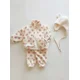 thumbnail image 2 of Conjunto de Sudadera con capucha de lana para niños, abrigo cálido con cremallera gruesa y cuello levantado, cárdigan, pantalones, ropa deportiva para niños, 2 uds., 2 of 6