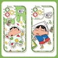 thumbnail image 2 of Funda de silicona suave y transparente para iPhone, carcasa ShinChan de dibujos animados para modelos 14 Pro Max, 13, 12 Mini, 11 Pro, XR, XS, X, 8, 7, 6, 6S Plus, SE, 2020 Fivean unisex, 2 of 2