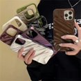 thumbnail image 2 of Luxury 3D Glossy Wavy 15 14 Pro Max Phone Case For iPhone 11 12 13 14 15 Pro Max X Xr Xs 7 8 Plus Se 3 Shockproof Cover Gift, 2 of 5