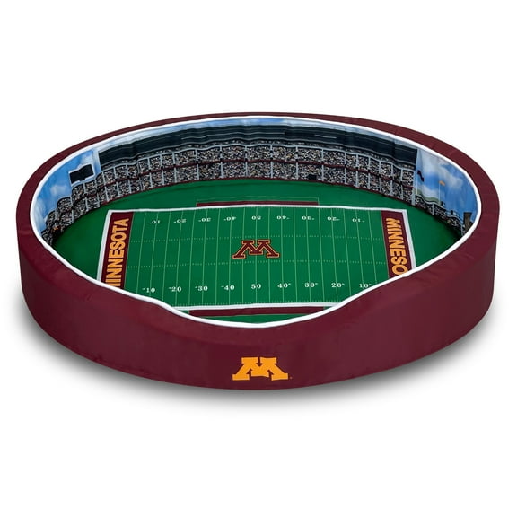 Maroon Minnesota Golden Gophers 7'' x 22'' x 34'' Medium Stadium Oval Dog Bed