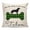 Green, variant on Throw Pillow Covers 16x16 Inch, Green Black Buffalo Checkered Decorative Pillow Cases for Couch Sofa Bed, Bones Cute Dogs Pets Cotton Linen Square Home Decor Pillowcases with Hidden Zipper