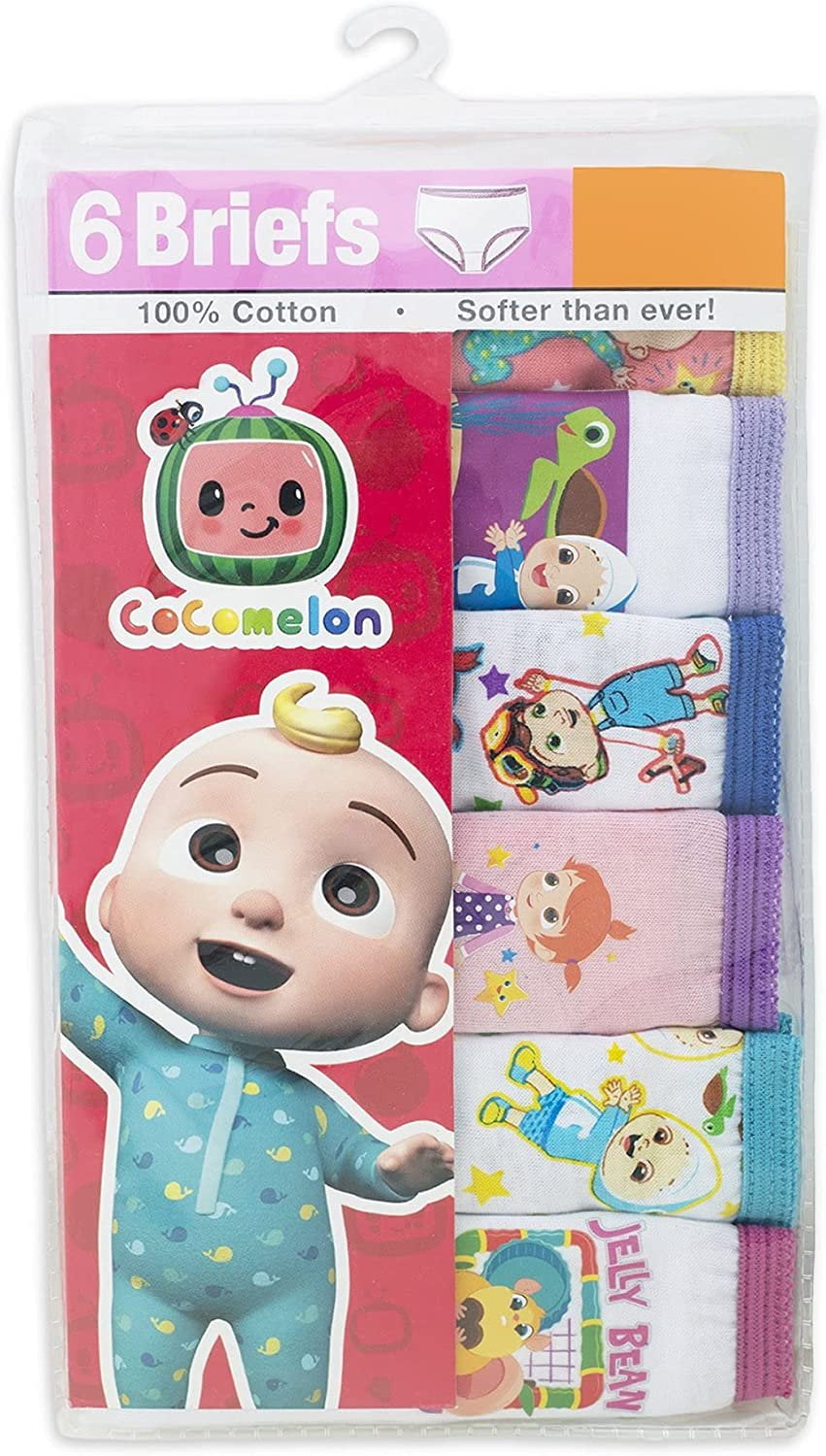  Coco Melon girls Underwear Multipack Briefs, Cocomelon10pk, 2-3T  US: Clothing, Shoes & Jewelry