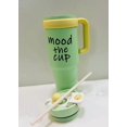 thumbnail image 2 of Mood The Cup | Insulated Tumbler With Stainless Steel Straw & Straw Topper 40 Oz, 2 of 4