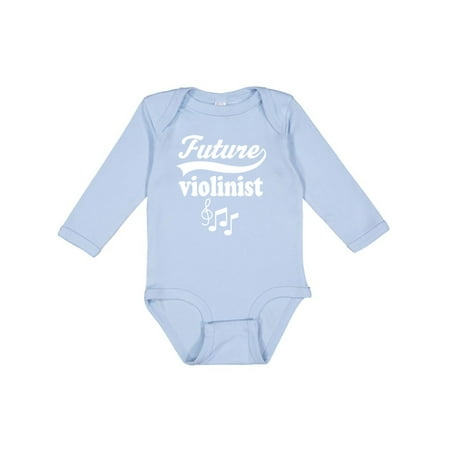 

Inktastic Violin Music Girls Future Violinist Gift Baby Girl Long Sleeve Bodysuit