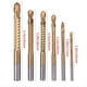 thumbnail image 4 of Juego de Brocas de de Titanio de 12 Piezas, Perforación de Orificio de Broca Dentada HSS, Kit de Brocas de para Metales de Carpintero de 3-8 mm, 4 of 6