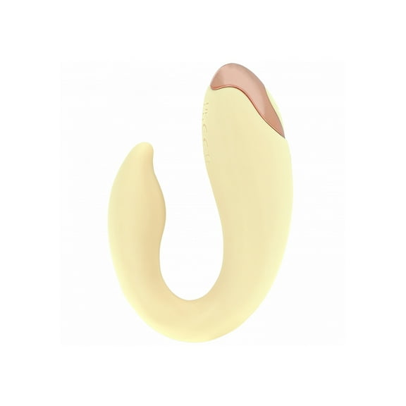 LoveLine Daydream AirTapTech Rechargeable G-Spot Vibrator, Yellow