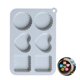 thumbnail image 5 of Molde De Silicona Para Pasteles De 6 Cavidades, Molde Para Hornear De Liberación Rápida, Bandeja Para Hornear Reutilizable Antiadherente, La Cocina, El Festival De La Fiesta De Cumpleaños Advancent HA027998-02, 5 of 7