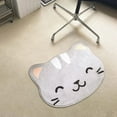 thumbnail image 1 of Hearth & Gear Whimsical Shiba Inu & Cat Wool Rug Entryway/Bath Mat ( & Thick)" Rugs for Living Room 8x10 Fall through Blanket Microfiber Blanket Oversized Throw Blankets for Couch Fuzzy Blanker of, 1 of 5