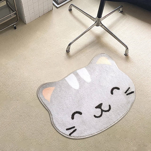 Hearth & Gear Whimsical Shiba Inu & Cat Wool Rug Entryway/Bath Mat ( & Thick)" Rugs for Living Room 8x10 Fall through Blanket Microfiber Blanket Oversized Throw Blankets for Couch Fuzzy Blanker of