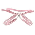 thumbnail image 4 of Moda punk cinturón ajustable metal cuerpo cadena pu cuero mujer rosa Rosado jinwen Cadena de la cintura de la joyería para las mujeres, 4 of 8