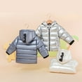 thumbnail image 5 of Boys Girls Lightweight Puffer Jackets Coats, SILVERCELL Kids Waterproof Shiny Parka Coats Winter Warm Outerwear, 1-8 Years, 5 of 5