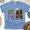 CarolinaBlue, variant on RN Graphic T-Shirt for Women Men | Funny Nurse Medical Shirt, Navy, Size 2XL