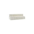 thumbnail image 3 of Meridian Furniture Arc Cream Vegan Leather Modular Sectional, 3 of 12