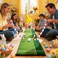 thumbnail image 4 of karymi Easter Bunny Mini Golf Game Set Portable Indoor Family Activity with Course Clubs Balls for Childrens Party Skill Development Holiday Entertainment Gift Ideas Bedroom Decor, 4 of 6