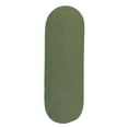 thumbnail image 3 of 10' x 14' Moss Green All Purpose Handcrafted Reversible Oval Outdoor Area Throw Rug, 3 of 5