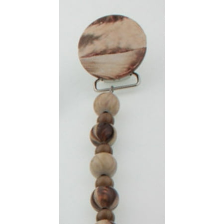 Satin Look Pacifier Clip