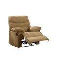 thumbnail image 2 of ACME Arcadia Recliner in Light Brown Mfb, 2 of 2