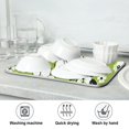 thumbnail image 7 of Yayeee Dish Drying Mat for Kitchen Counter 18"x24" Microfiber Absorbent Pad, Retro Floral, 7 of 7