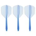 thumbnail image 1 of Unique Bargains Plastic 2BA Integrated Dart Shaft and Flights Replacement, Blue 3 Pack, 1 of 5