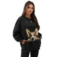 thumbnail image 7 of HELLHERO Corgi Print Pullover Tops for Women Long Sleeve Crewneck Sweatshirt Fall Winter Oversized Sweatshirt Fashion Clothes Size XL, 7 of 7