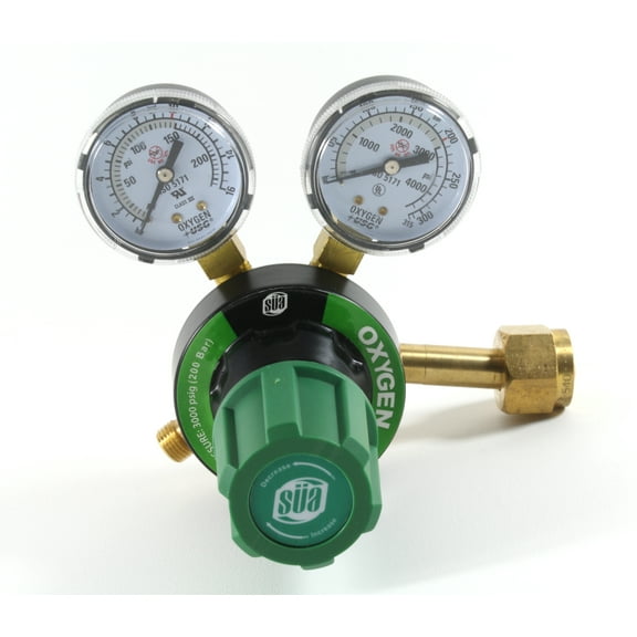 SÜA Oxygen Regulator Welding Gas Gauges - Compatible with Victor
