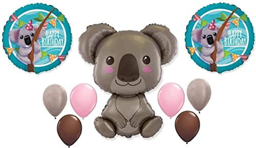Koala bear Gobelets En PapierChildrens Party Cute Animal Jungle Vaisselle X 8 