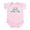 Petal Pink, variant on CafePress - Left My Interpreter Infant Bodysuit - Baby Light Bodysuit, Size Newborn - 24 Months