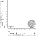 thumbnail image 6 of Gem Stone King 925 Silver and 10K Yellow Gold Blue Apatite Solitaire Engagement Ring for Women | 0.50 Cttw | Round 5MM | Gemstone Birthstone | Size 5, 6 of 6