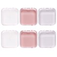 thumbnail image 1 of Shisuyan Boîtes de Rangement Blanches Multi-Fonctions 6 Pcs 7.70X7.50X1.60Cm, 1 of 9