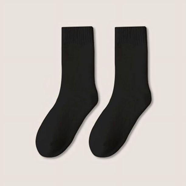 Calcetines de mujer Otoño e Invierno Medias gruesas cálidas de terciopelo para dormir Calcetines de trillet Calcetines de piso de color sólido Calcetines de mujer