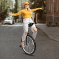 thumbnail image 6 of 24" Black Unicycle - Manganese Steel & Alloy Build, 70kg Load, Adjustable Seat, 1.75m+ Suitable, Great for Fitness, Balance Training, Ideal for 7 - 60 Y/O, 6 of 17