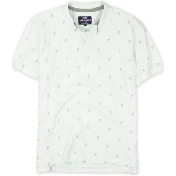 Ecko Unltd. Polo de rugby Snake Money para hombre, blanco, grande