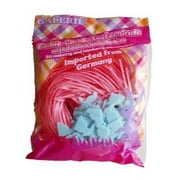 Edible Pink Strawberry Candy Easter Grass with Edible Candy Bunnies