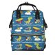 thumbnail image 1 of Easygdp Dinosaur on the Beach Vacation para Bolsa de Bebé de Gran Capacidad con Múltiples Bolsillos, Bolsa de Pañales para Padres, Bolsa de Viaje Organizada y Elegante, 1 of 6
